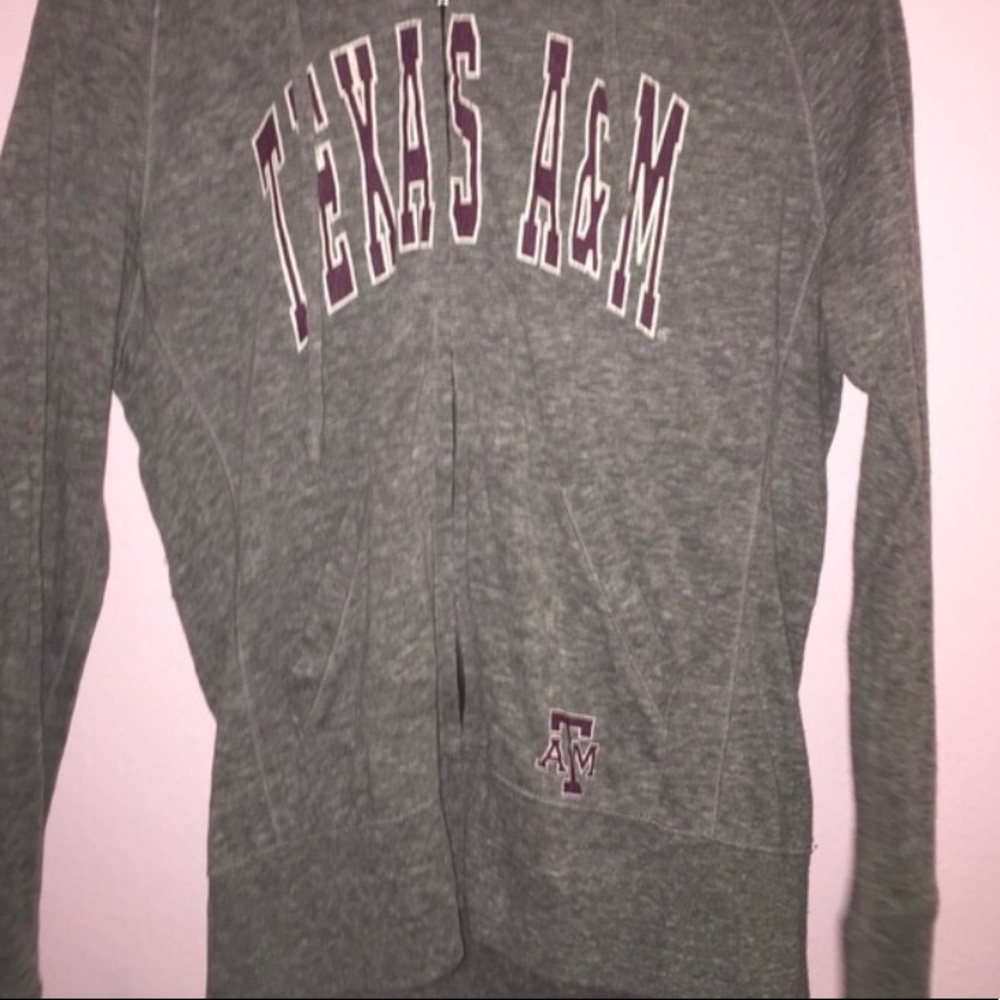 texas a&m (tamu) aggies zip up jacket